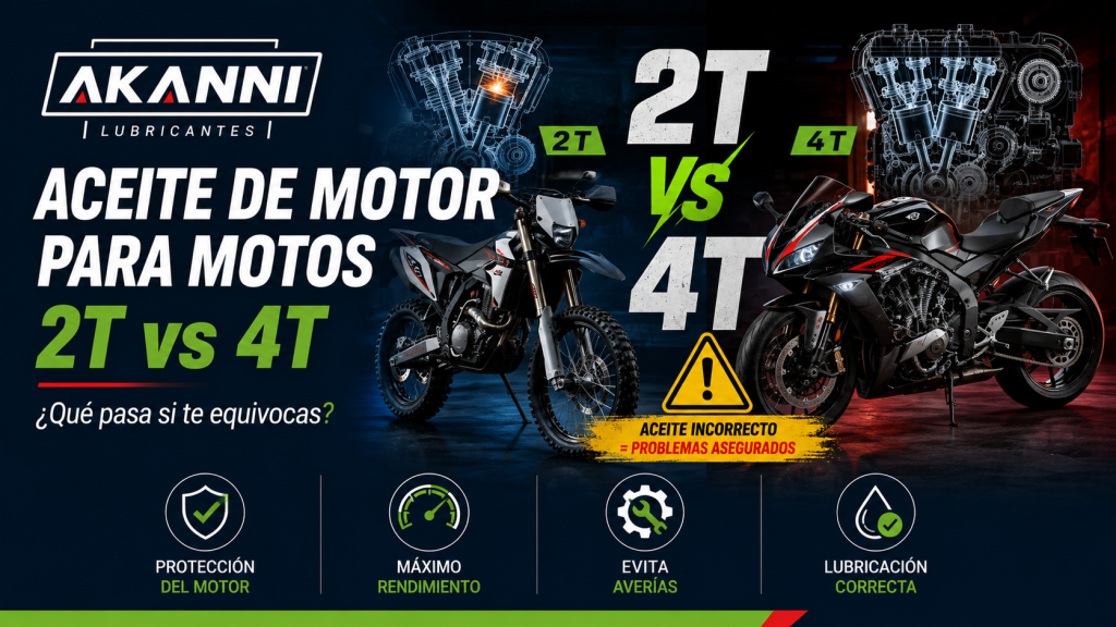 Aceite de motor para motos de 2T vs. 4T: ¿Qué pasa si te equivocas? 1 Aceite de motor para motos de 2T vs. 4T