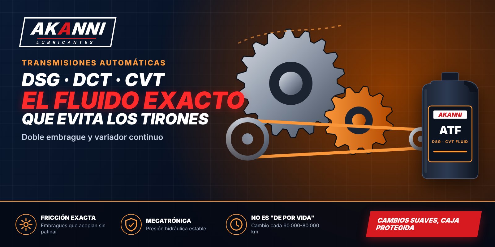 Mantenimiento de cajas de cambio automáticas tipo CVT y Doble Embrague (DSG/DCT): El fluido exacto que evita los tirones